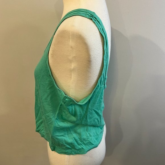 NWOT BP Washed Crop Swing Tank in Green Marine (S) - Picture 4 of 9
